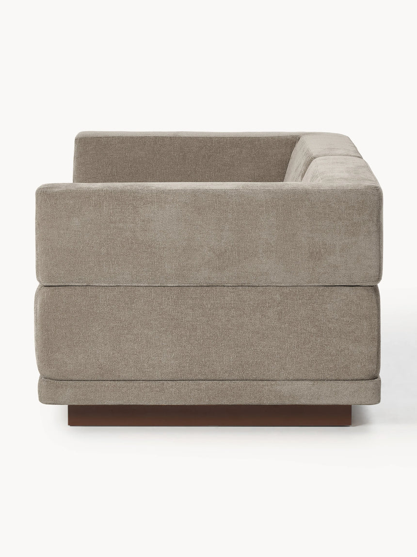 Terim İkili Koltuk Kahve Dokuma Kumaş