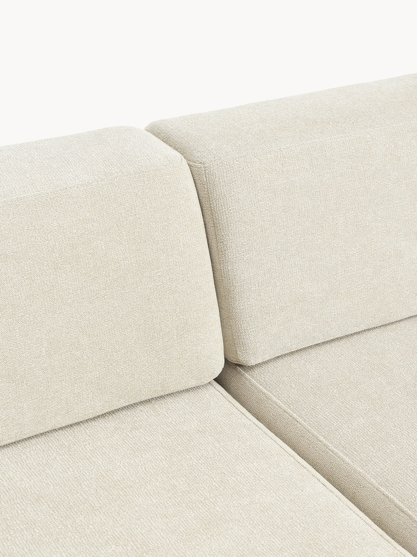 Terim Large Köşe Koltuk Bej Dokuma Kumaş