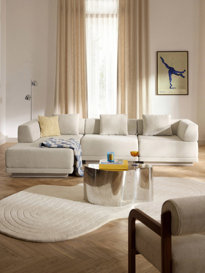 Terim Large Köşe Koltuk Bej Dokuma Kumaş