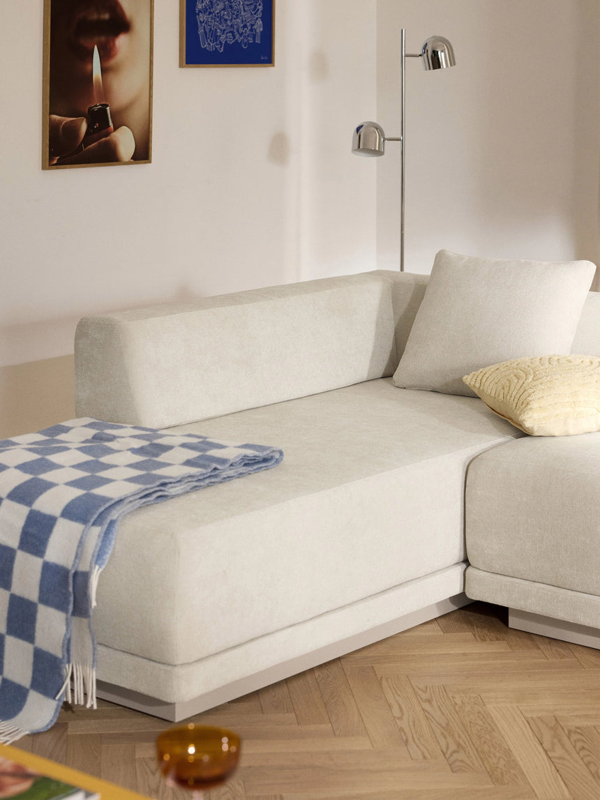 Terim Large Köşe Koltuk Bej Dokuma Kumaş