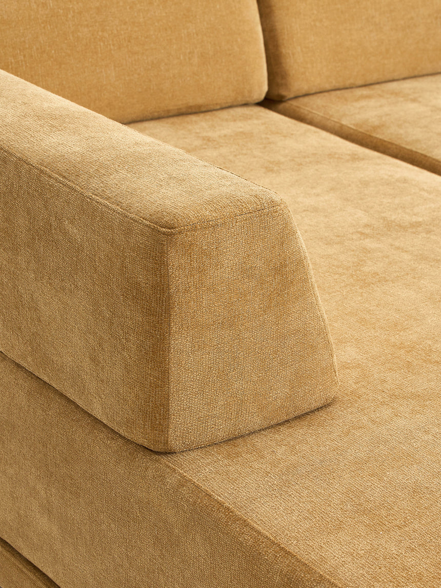 Terim Large Köşe Koltuk Hardal Sarısı Dokuma Kumaş