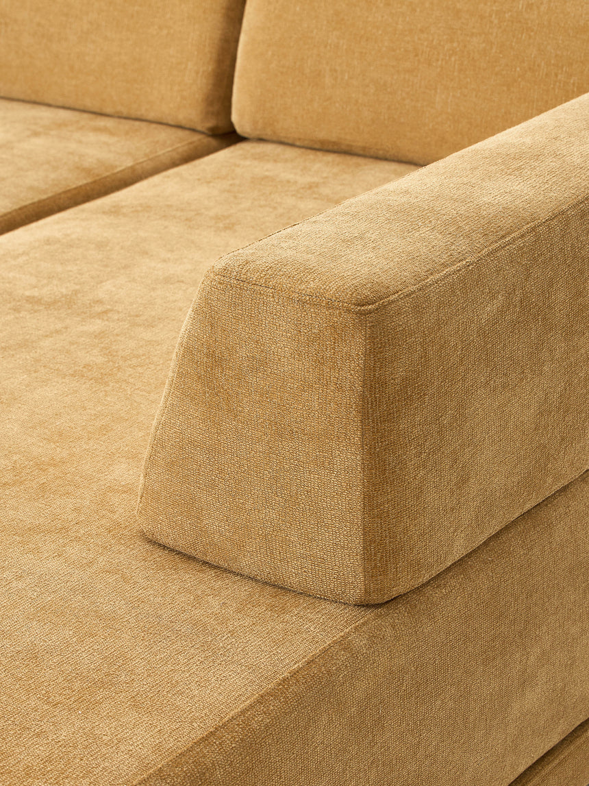 Terim Large Köşe Koltuk Hardal Sarısı Dokuma Kumaş