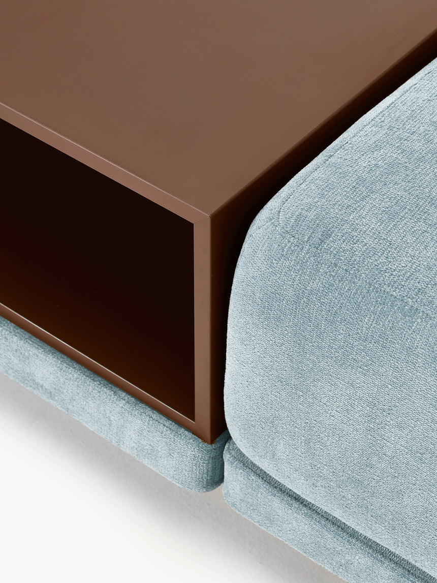 Terim Plus Köşe Koltuk Açık Mavi Dokuma Kumaş