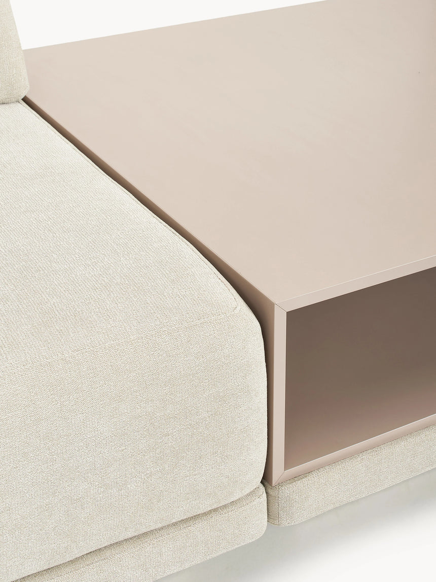 Terim Plus Köşe Koltuk Bej Dokuma Kumaş