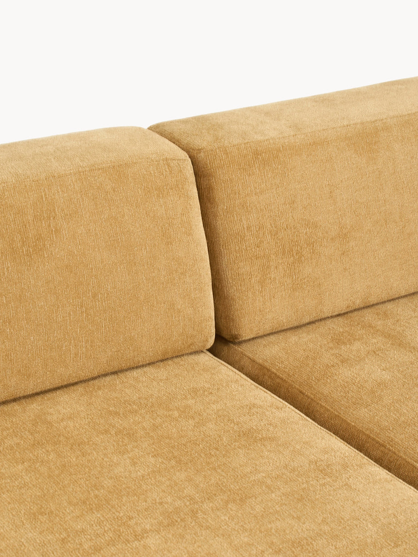 Terim Plus Köşe Koltuk Hardal Sarısı Dokuma Kumaş