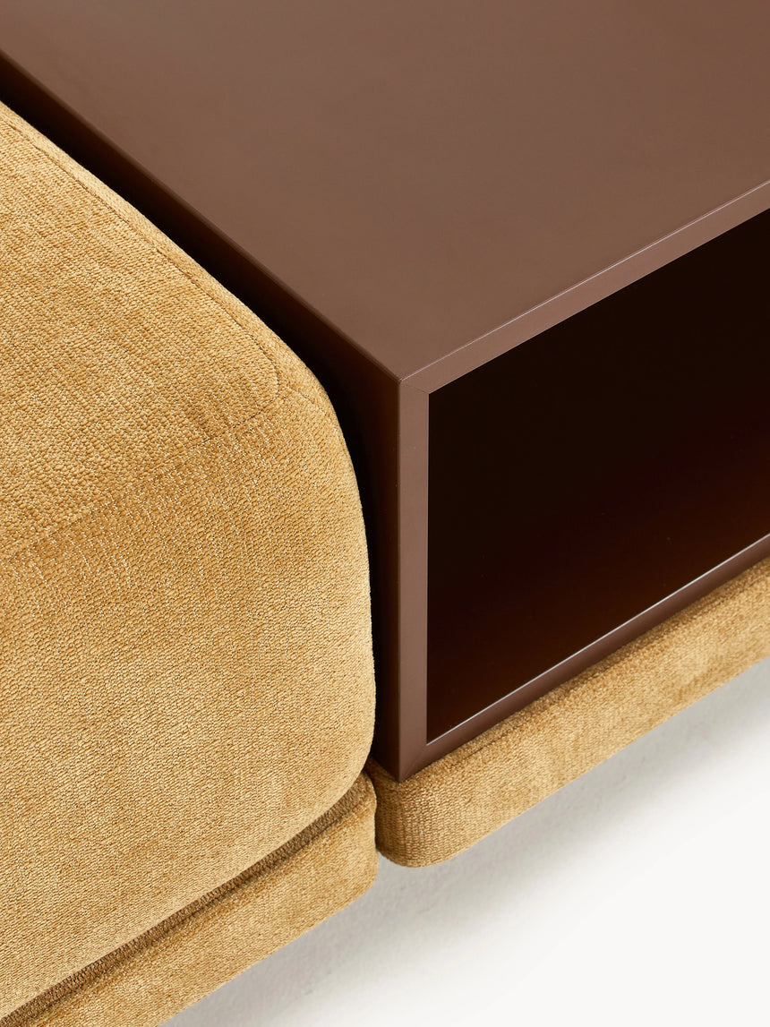 Terim Plus Köşe Koltuk Hardal Sarısı Dokuma Kumaş