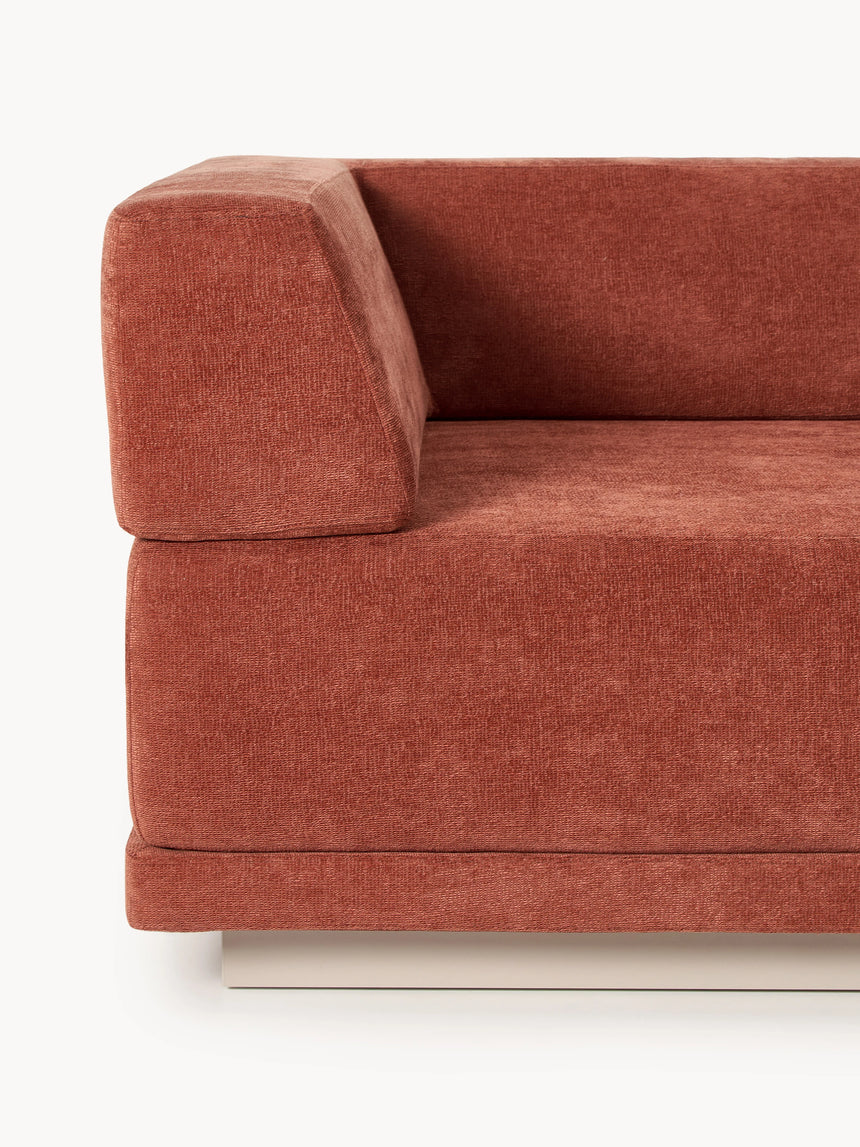 Terim Plus Köşe Koltuk Kırmızı Dokuma Kumaş