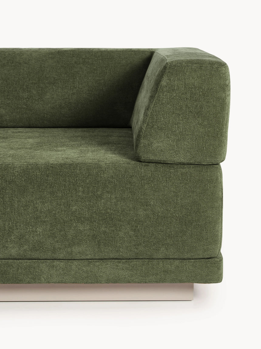 Terim Plus Köşe Koltuk Yeşil Dokuma Kumaş