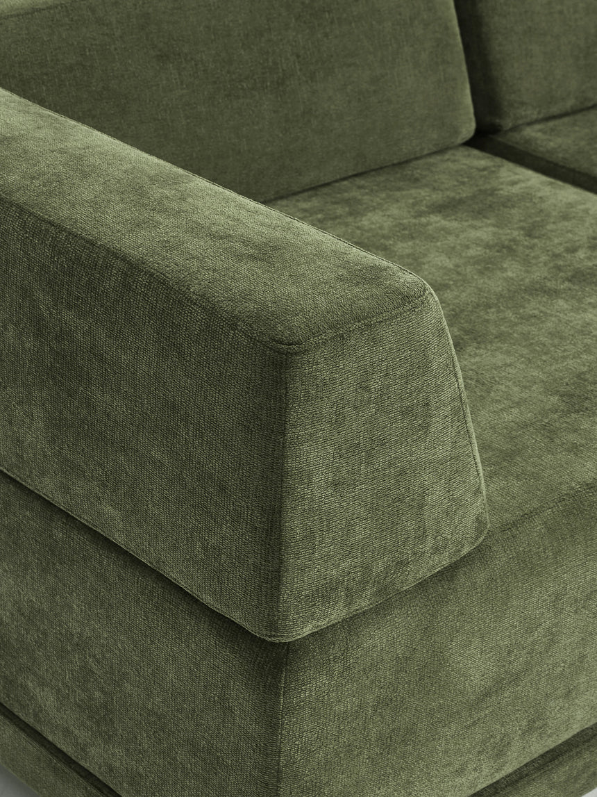 Terim Plus Köşe Koltuk Yeşil Dokuma Kumaş