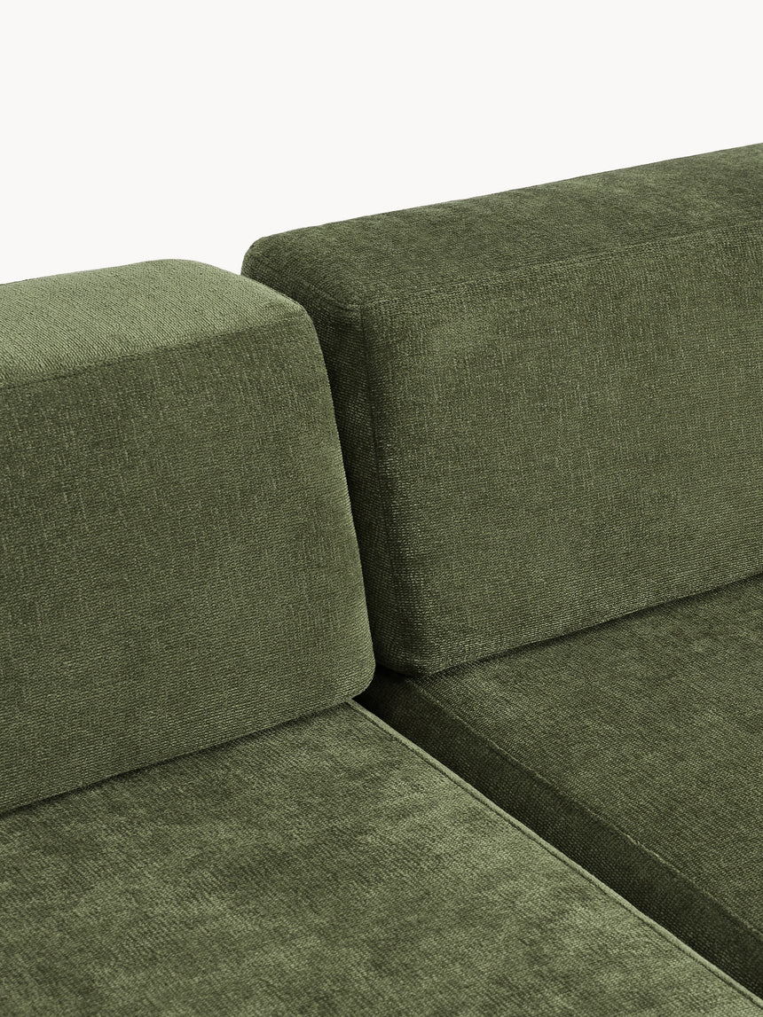 Terim Plus Köşe Koltuk Yeşil Dokuma Kumaş