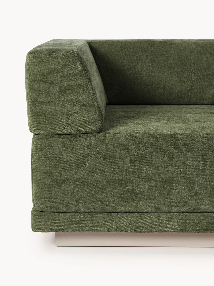 Terim Plus Köşe Koltuk Yeşil Dokuma Kumaş