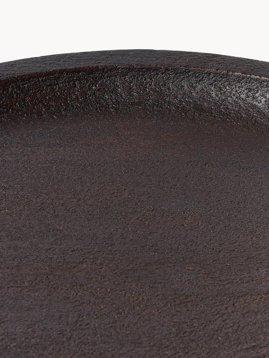 Torku Ahşap Yuvarlak Yan Sehpa Ceviz