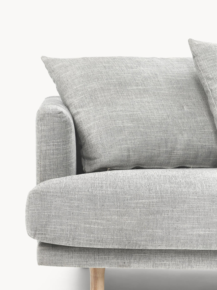 Trilye Köşe Koltuk Açık Gri