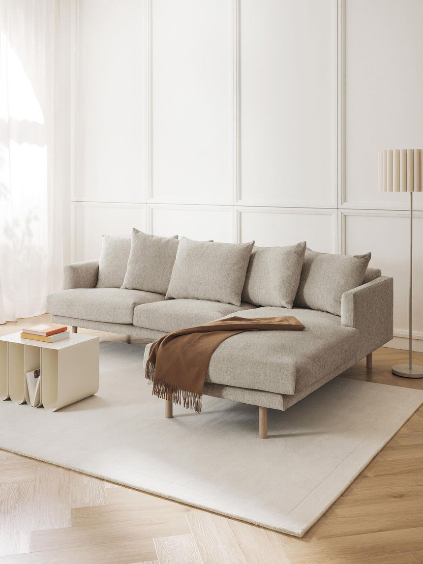 Trilye Köşe Koltuk Bej