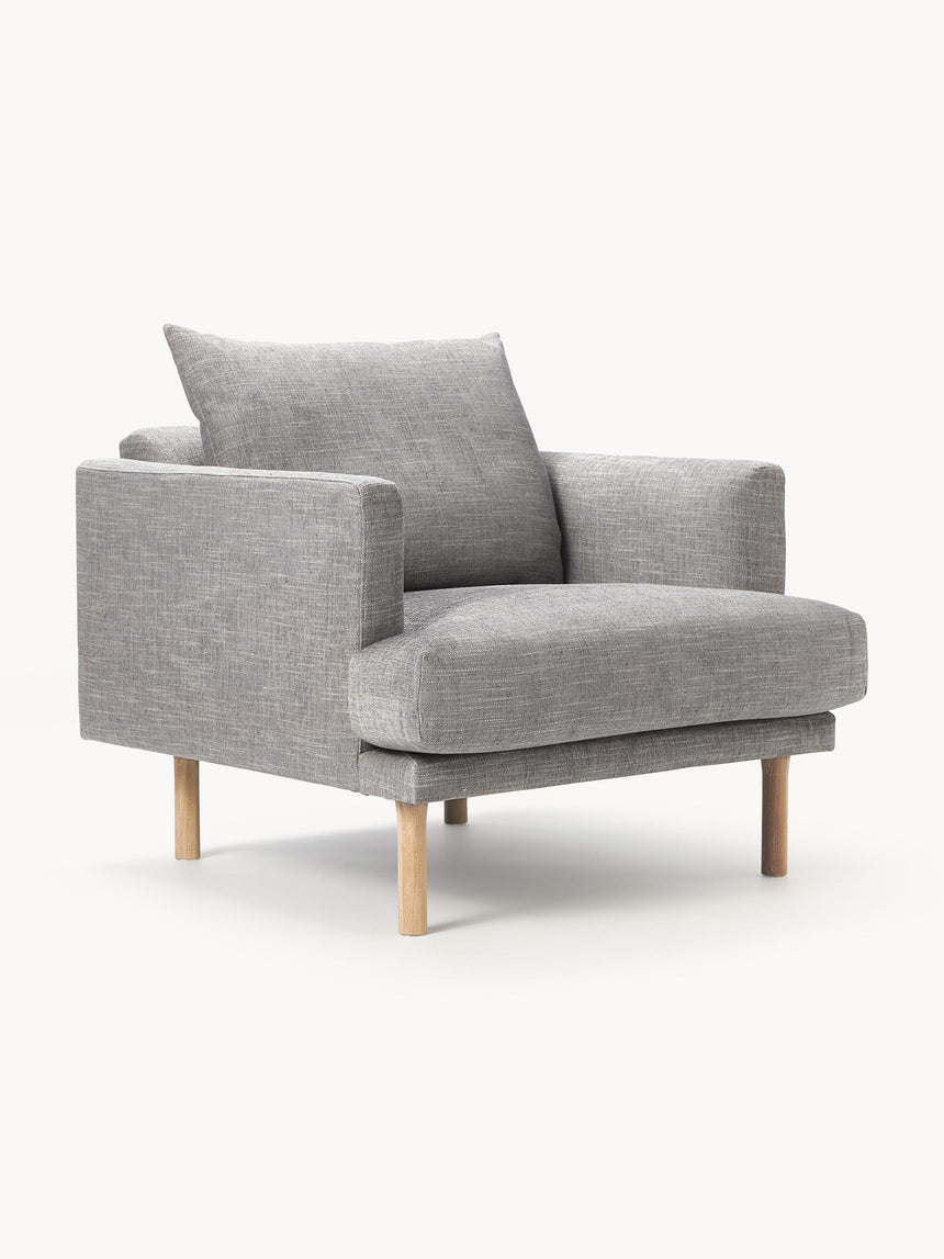 Trilye Tekli Koltuk Koyu Gri