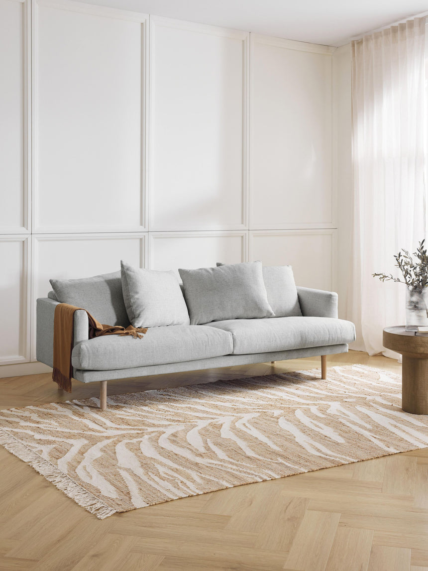 Trilye Üçlü Koltuk Açık Gri