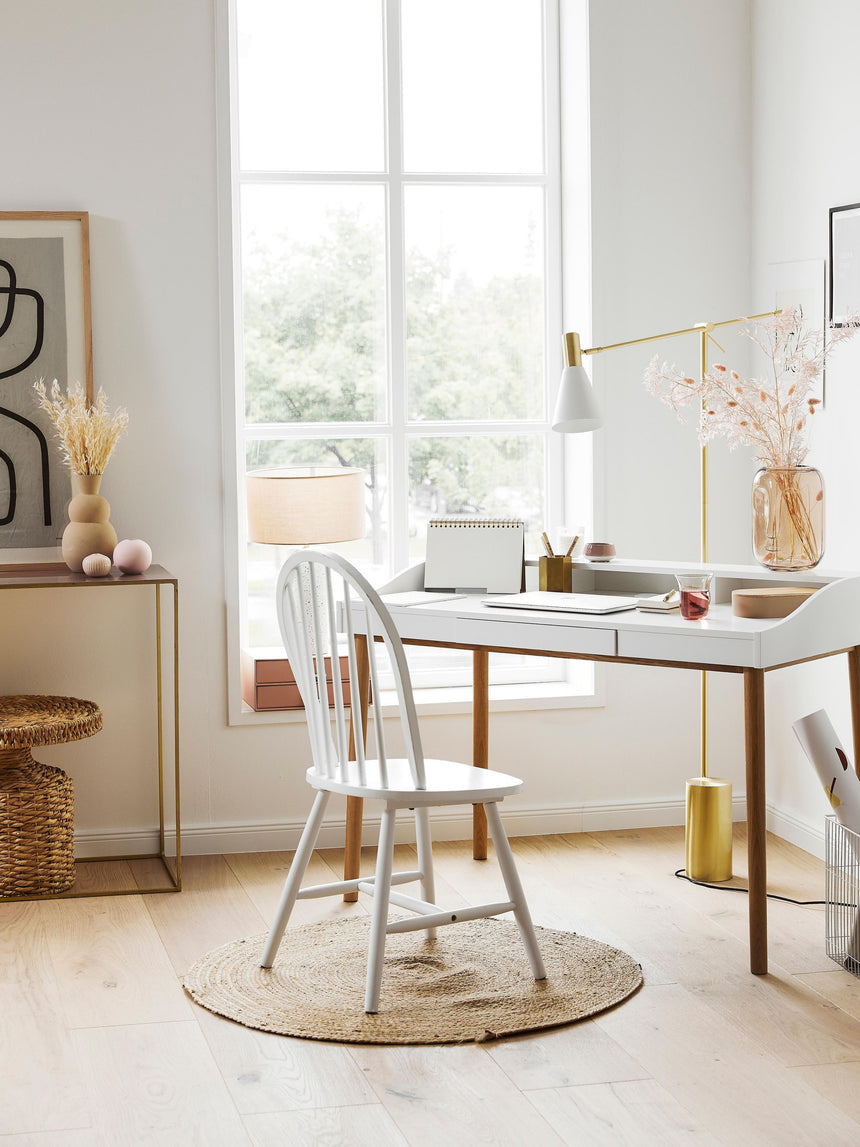 Vilma Ahşap Sandalye Beyaz