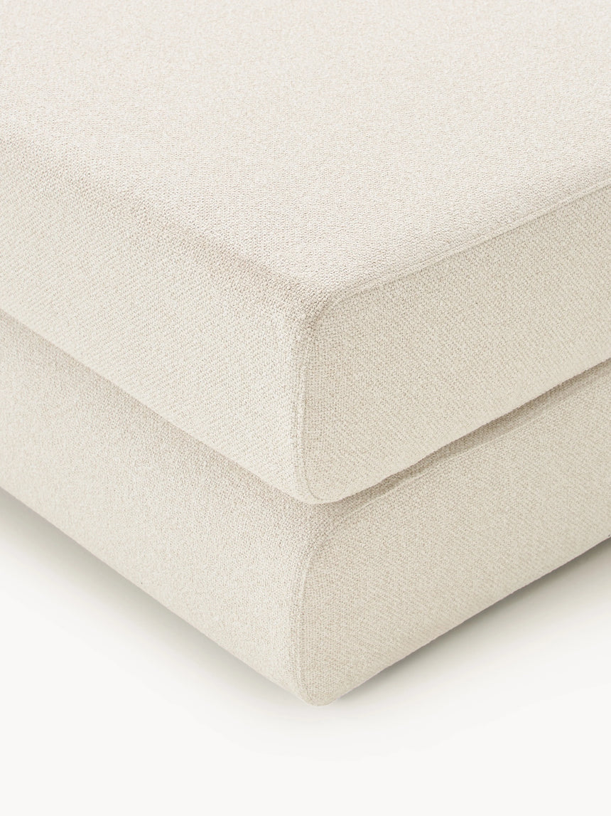 Voys Bazalı Köşe Koltuk Kırık Beyaz Şönil