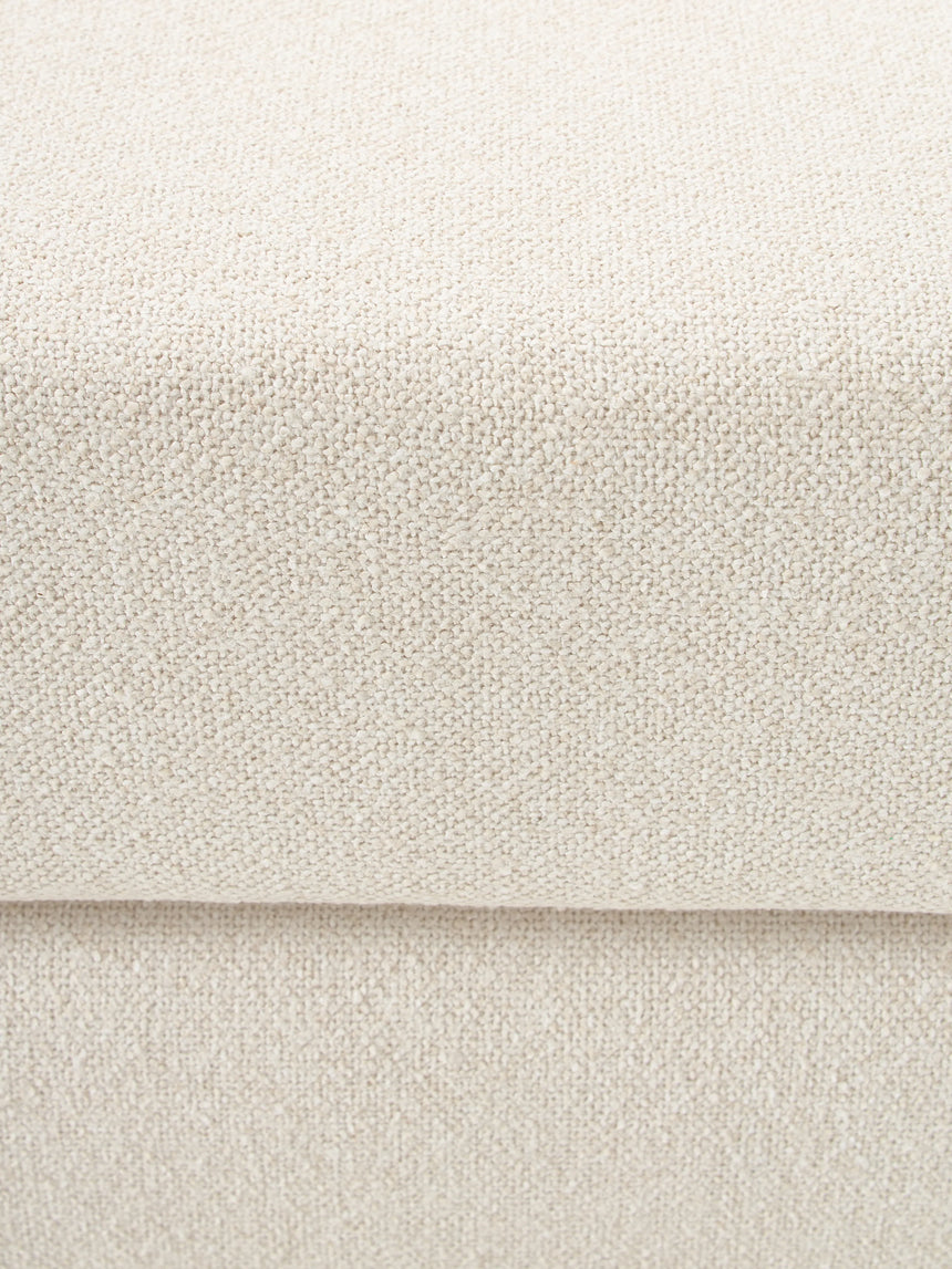 Voys Bazalı Köşe Koltuk Kırık Beyaz Şönil