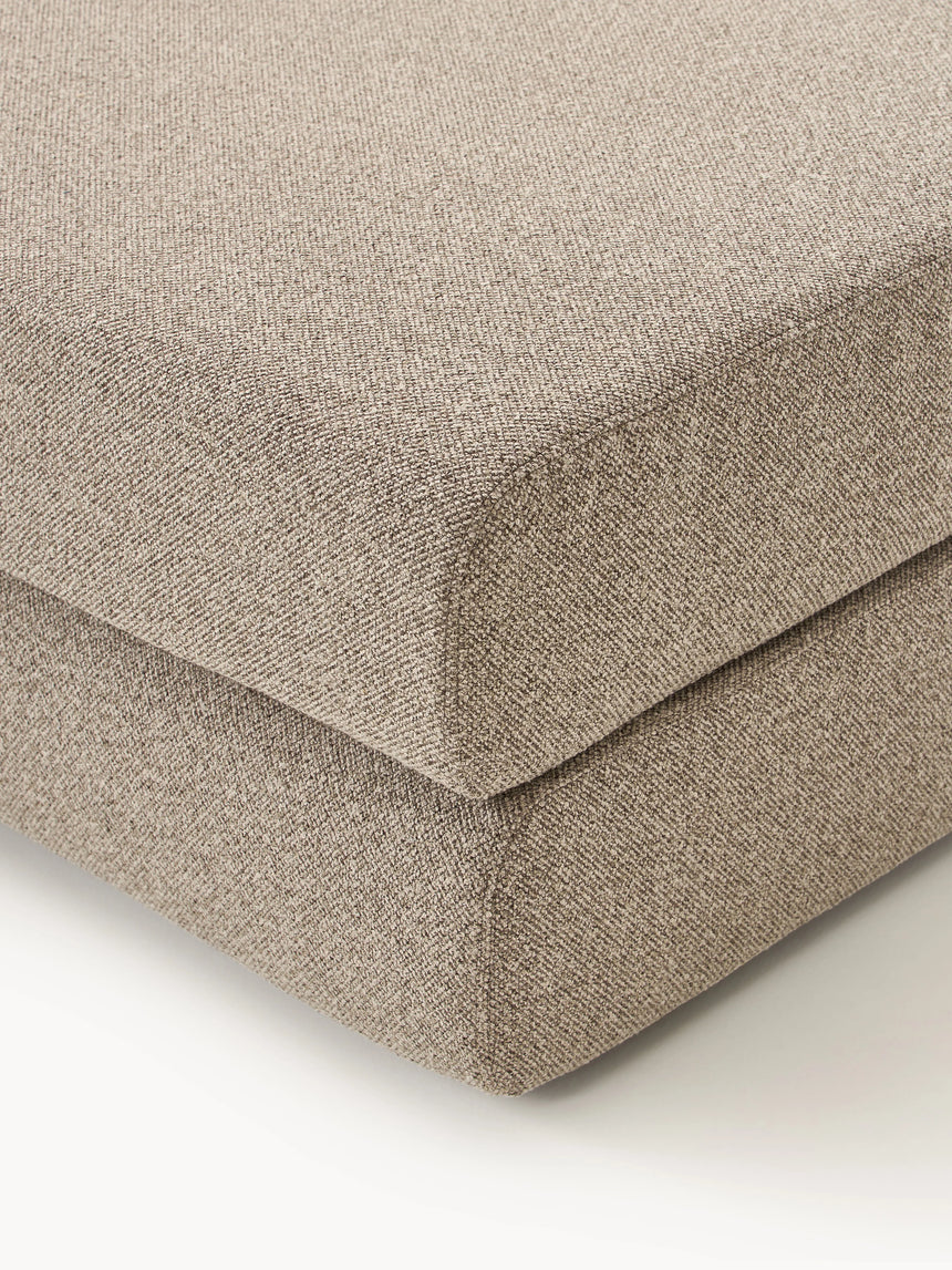 Voys Bazalı Köşe Koltuk Sütlü Kahve Şönil