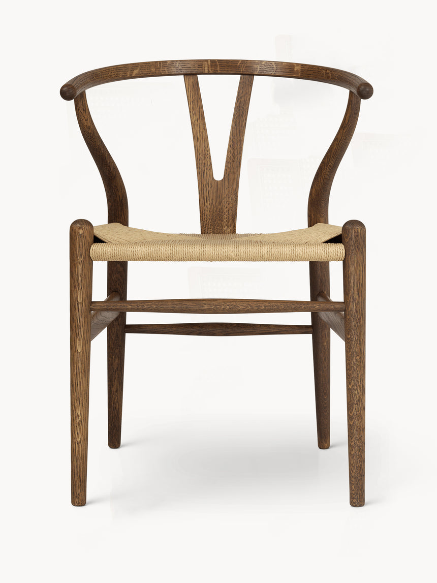 Wishbone Hasır İşlemeli Ahşap Sandalye Ceviz