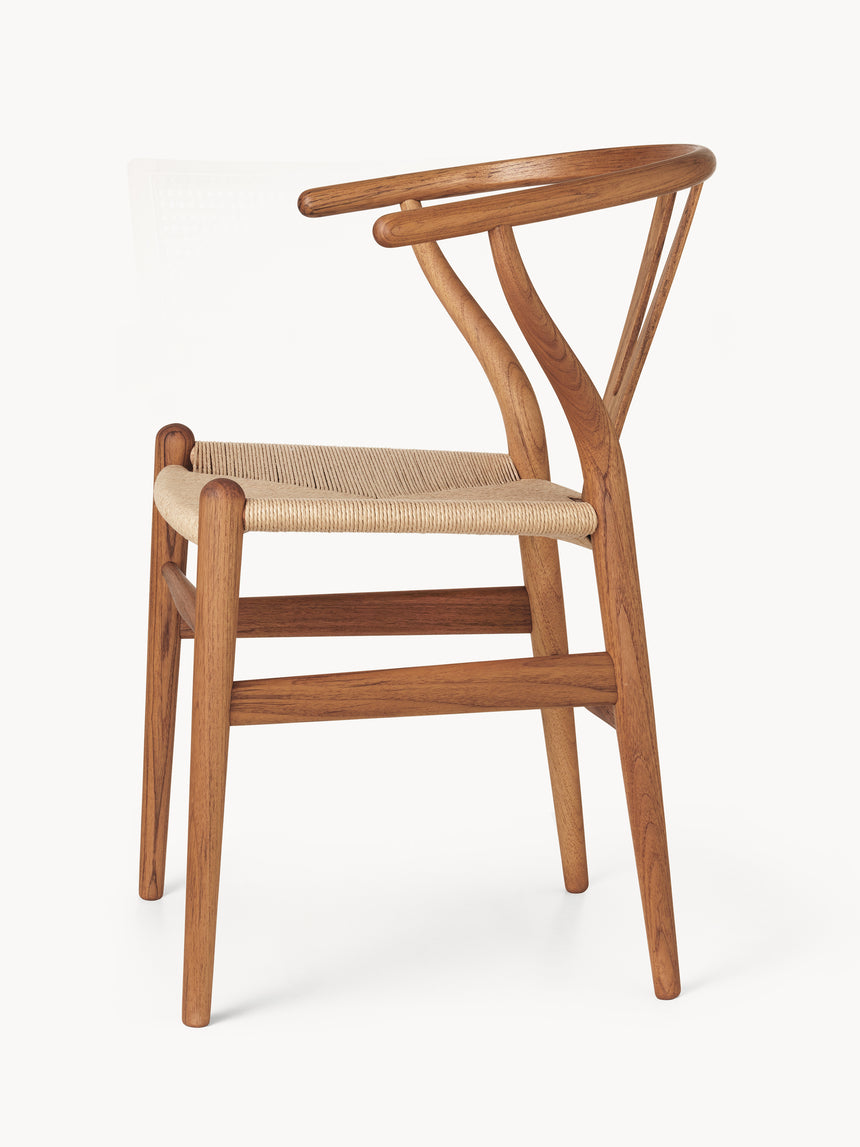Wishbone Hasır İşlemeli Ahşap Sandalye Meşe