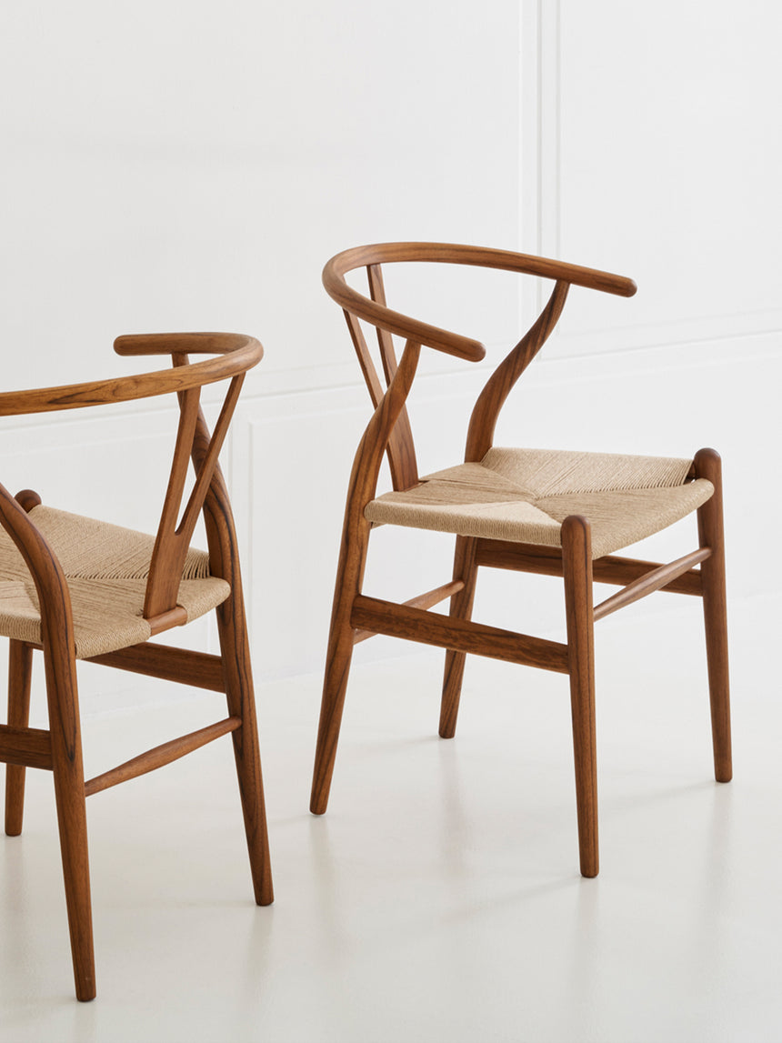 Wishbone Hasır İşlemeli Ahşap Sandalye Meşe