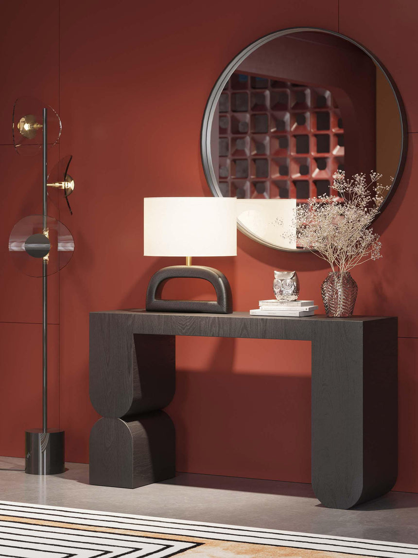 Wiston Ahşap Dresuar Siyah