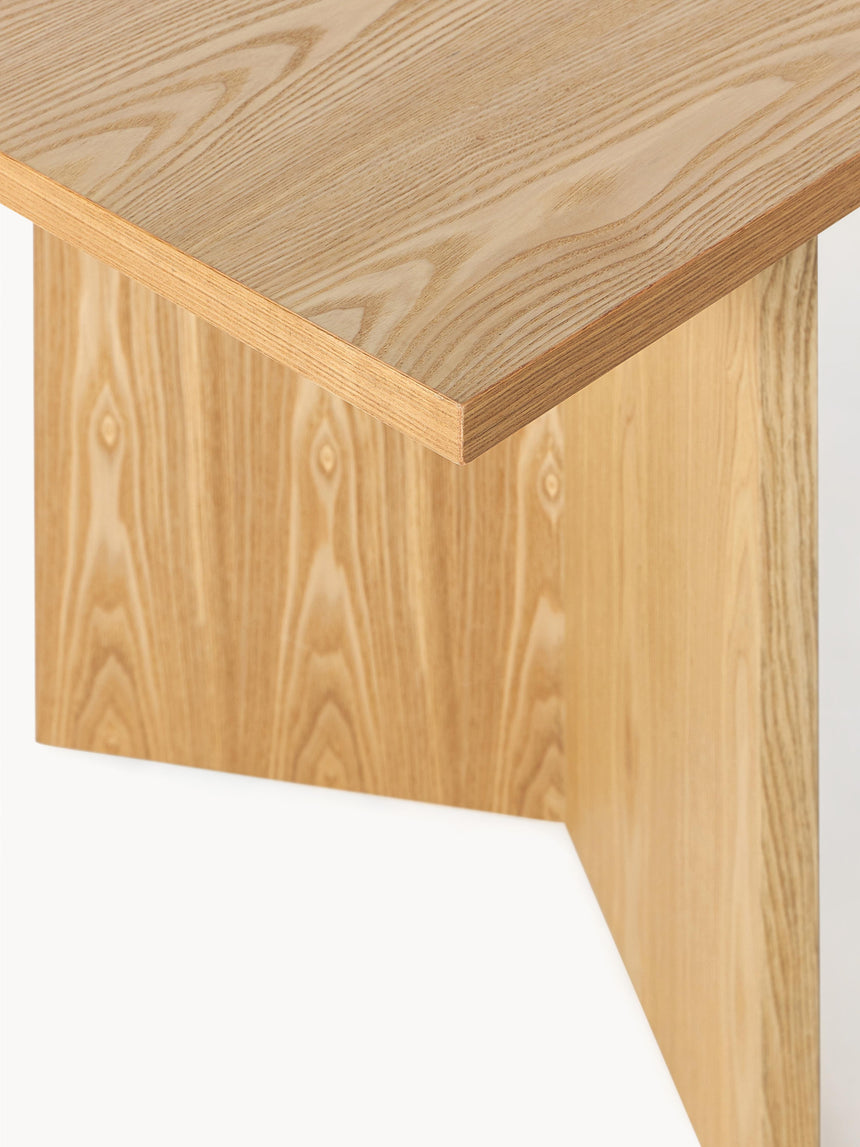 Yay Dikdörtgen Ahşap Yemek Masası Dışbudak