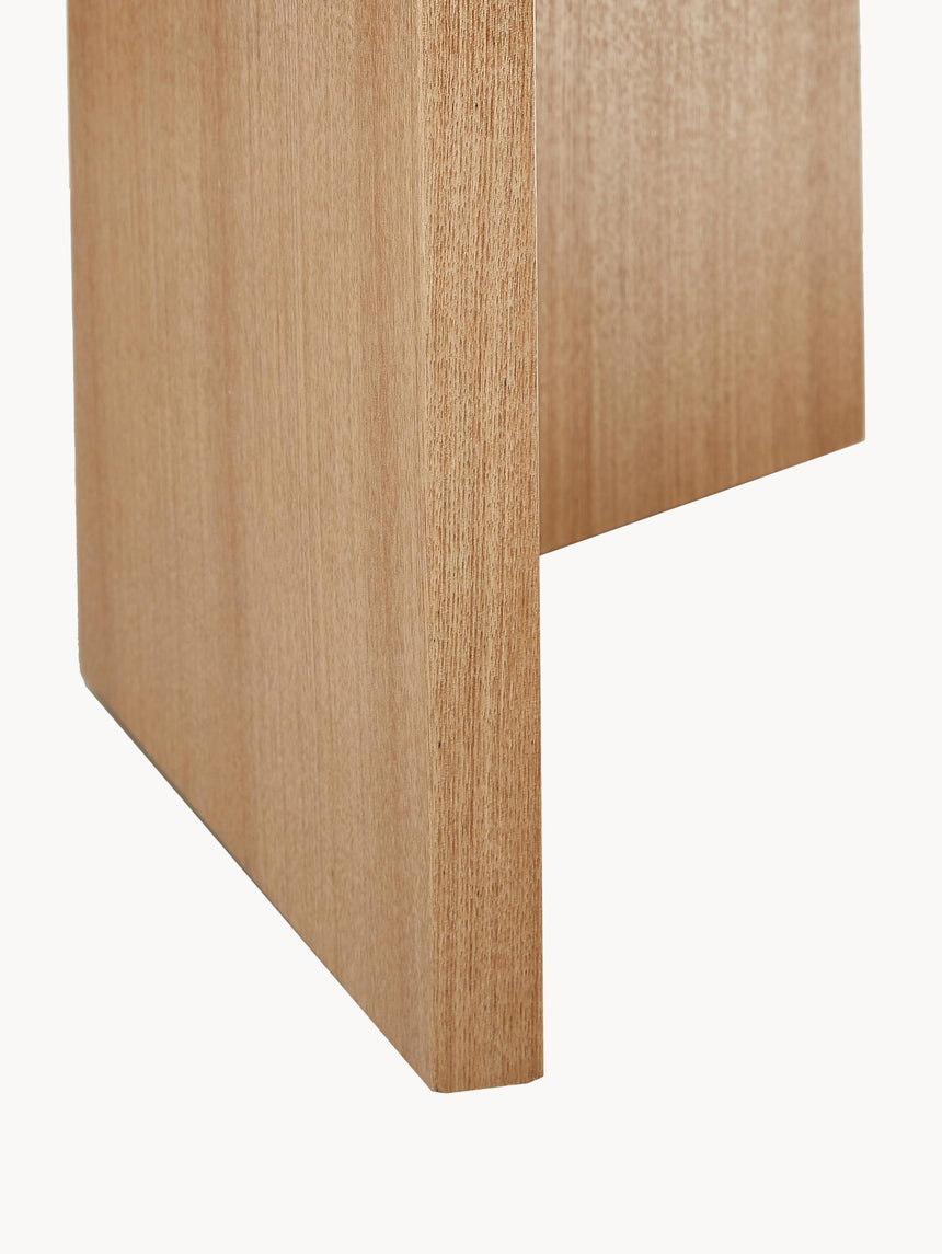 Yay Oval Ahşap Yemek Masası Dışbudak