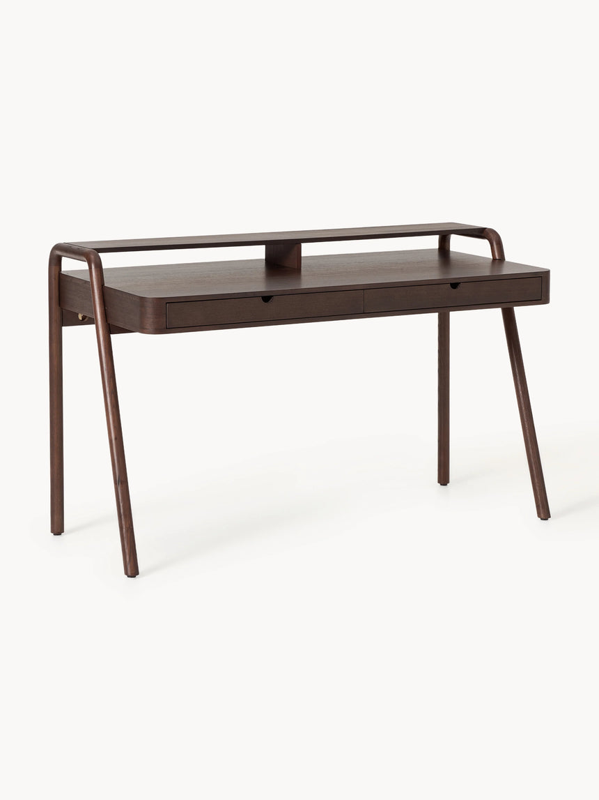 Adel Çekmeceli Ahşap Çalışma Masası Ceviz