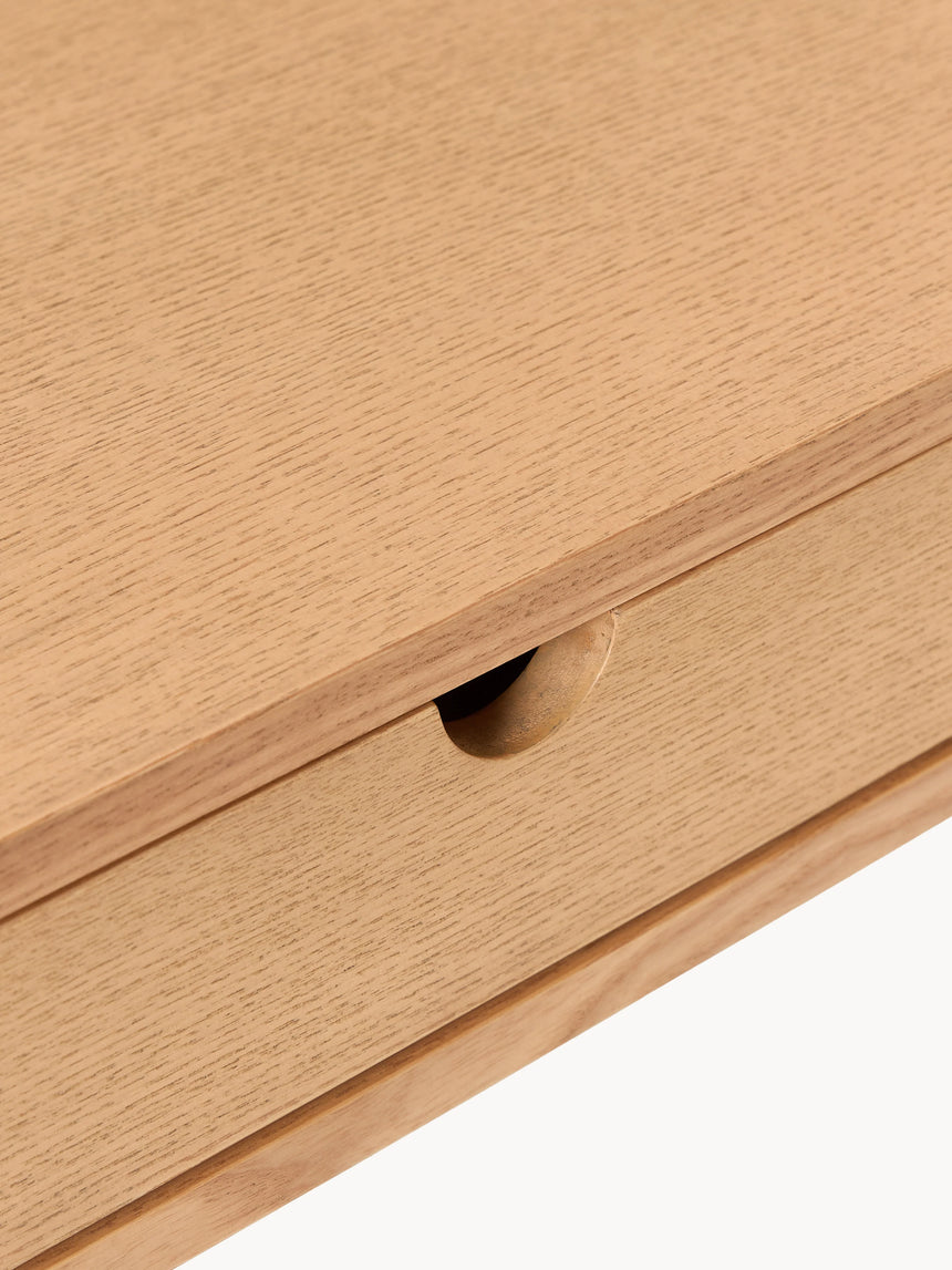 Adel Çekmeceli Ahşap Çalışma Masası Dişbudak