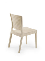 Antares Rattan Görünümlü Polipropilen Sandalye Bej