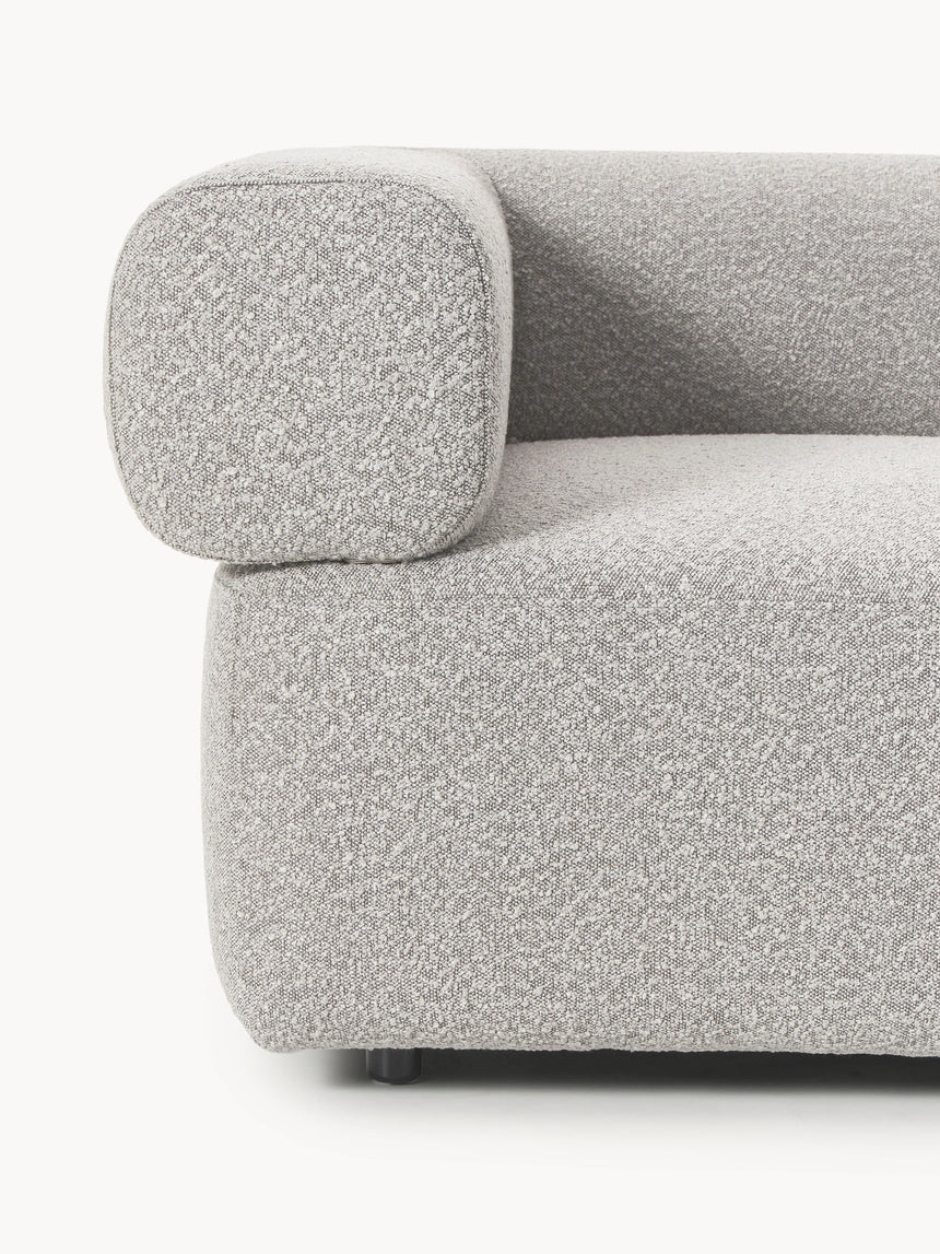 Apple Dörtlü Koltuk Gri Bukle