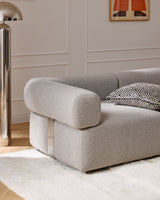 Apple Dörtlü Koltuk Gri Bukle