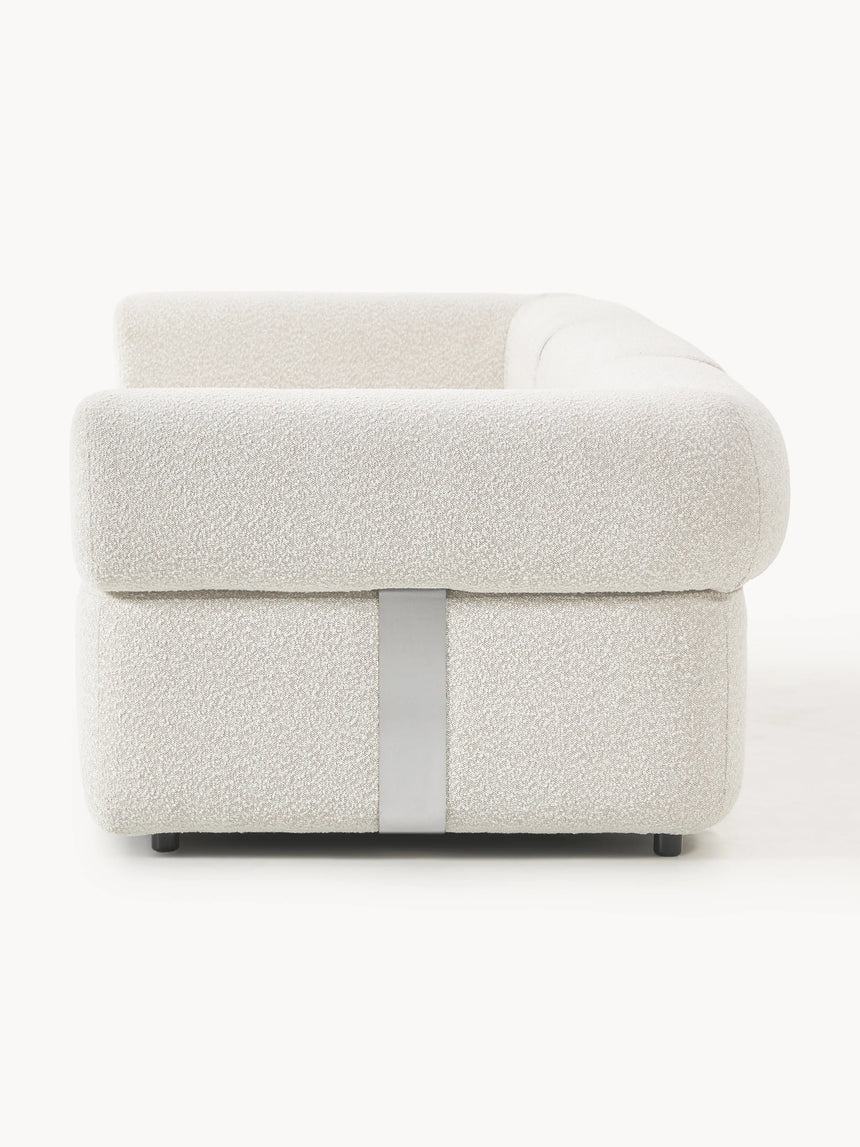 Apple Dörtlü Koltuk Kırık Beyaz Bukle