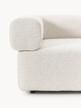 Apple Dörtlü Koltuk Kırık Beyaz Bukle