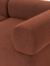 Apple Dörtlü Koltuk Terakota Bukle