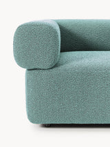 Apple Dörtlü Koltuk Turkuaz Bukle