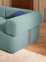 Apple Dörtlü Koltuk Turkuaz Bukle