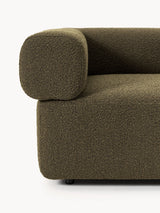 Apple Dörtlü Koltuk Zeytin Yeşili Bukle