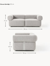 Apple Üçlü Koltuk Gri Bukle