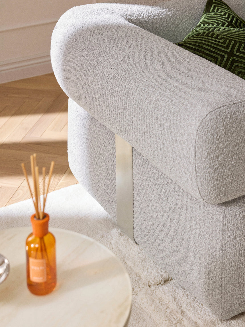 Apple Üçlü Koltuk Gri Bukle