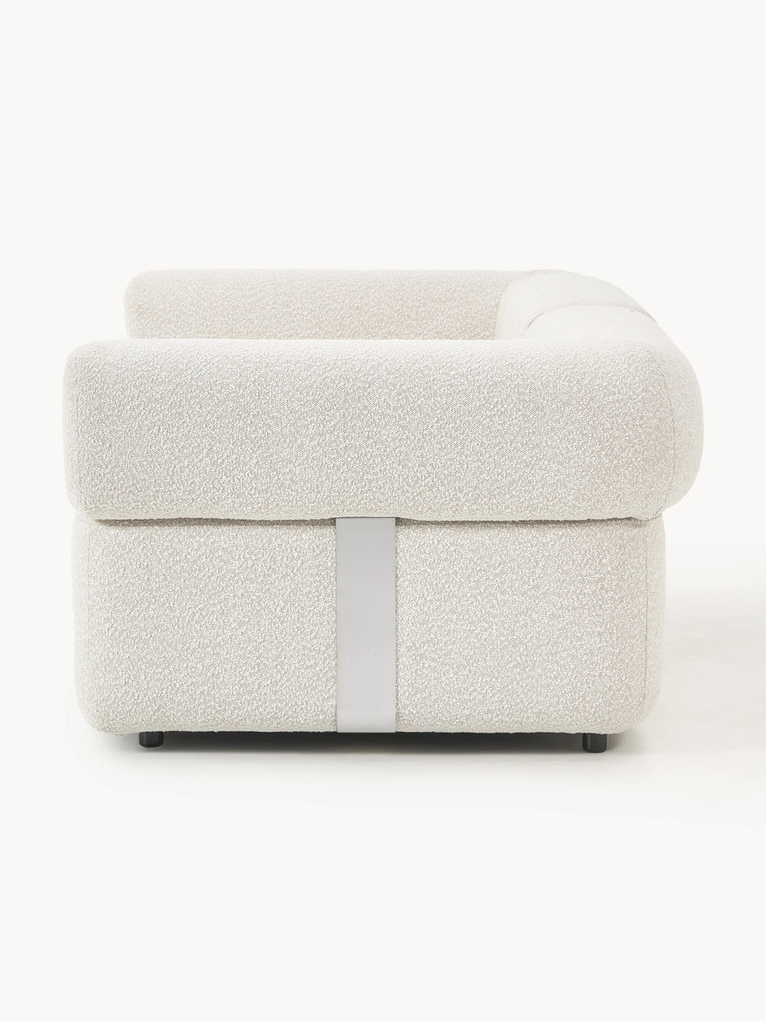 Apple Üçlü Koltuk Kırık Beyaz Bukle