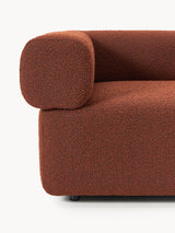 Apple Üçlü Koltuk Terakota Bukle