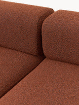 Apple Üçlü Koltuk Terakota Bukle