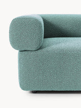 Apple Üçlü Koltuk Turkuaz Bukle