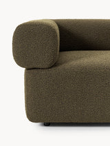 Apple Üçlü Koltuk Zeytin Yeşili Bukle