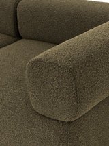 Apple Üçlü Koltuk Zeytin Yeşili Bukle