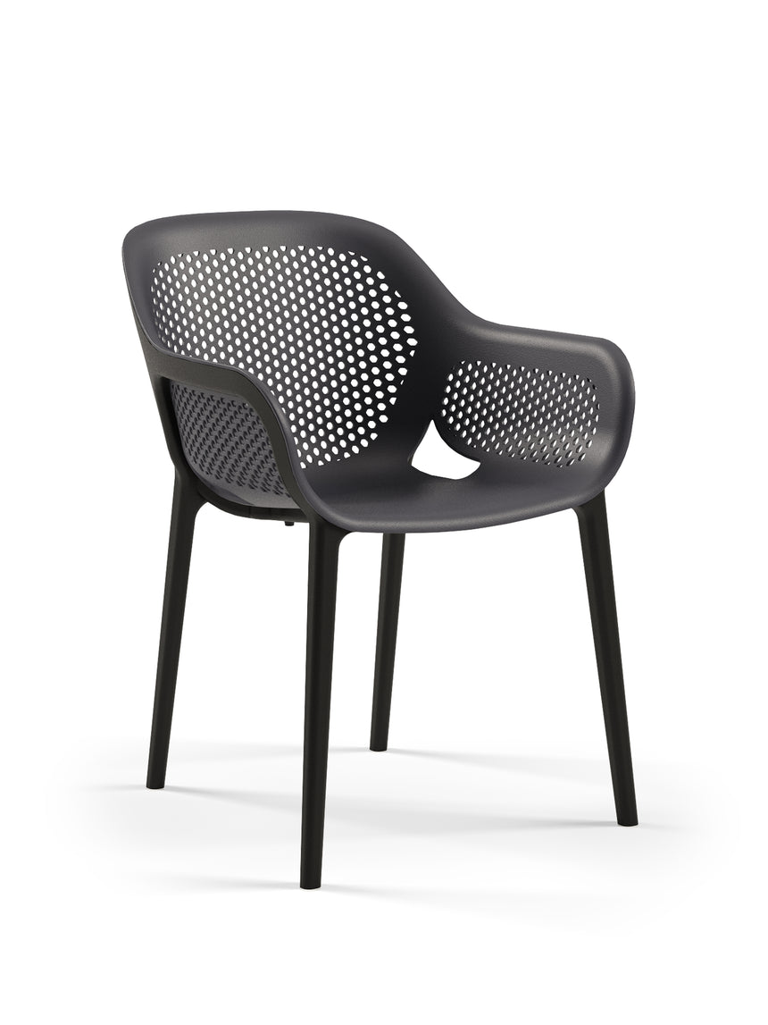 Atra Polipropilen Sandalye Antrasit Siyah